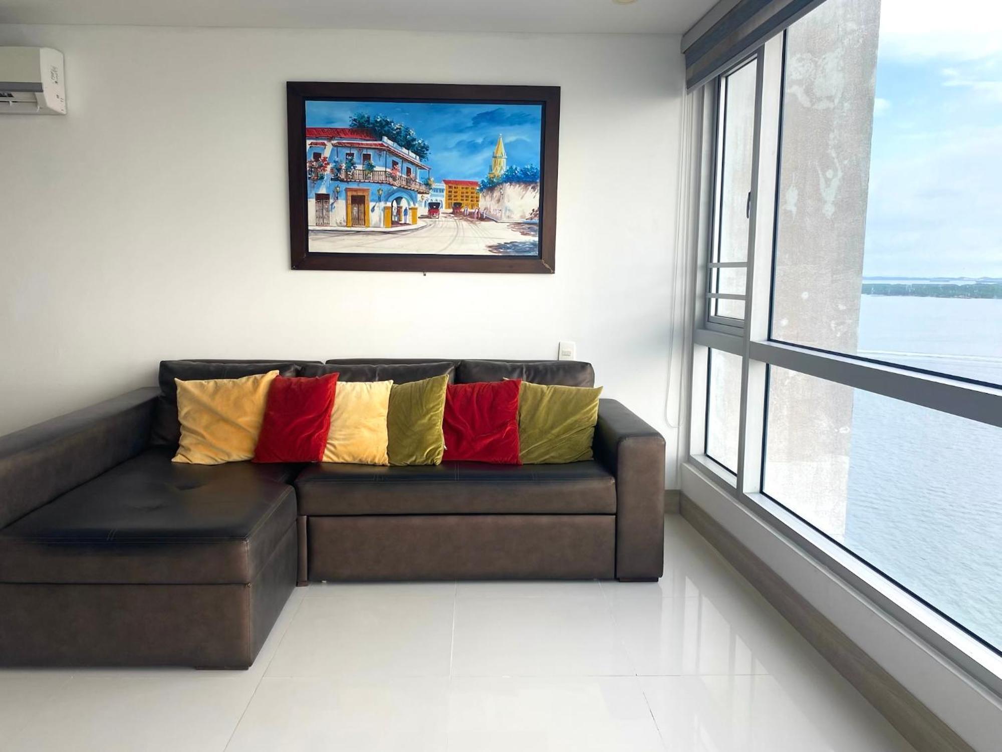 Apartamento En Cartagena Con Vista Al Mar ภายนอก รูปภาพ